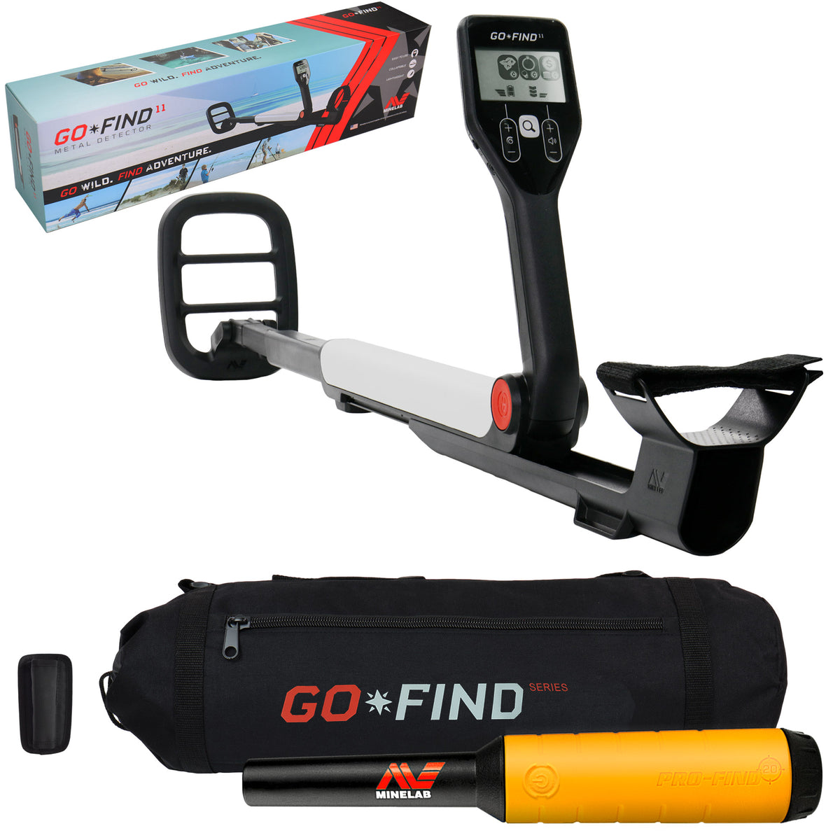 Minelab GO-FIND 11 Metal Detector with PRO-FIND 20 Pinpointer