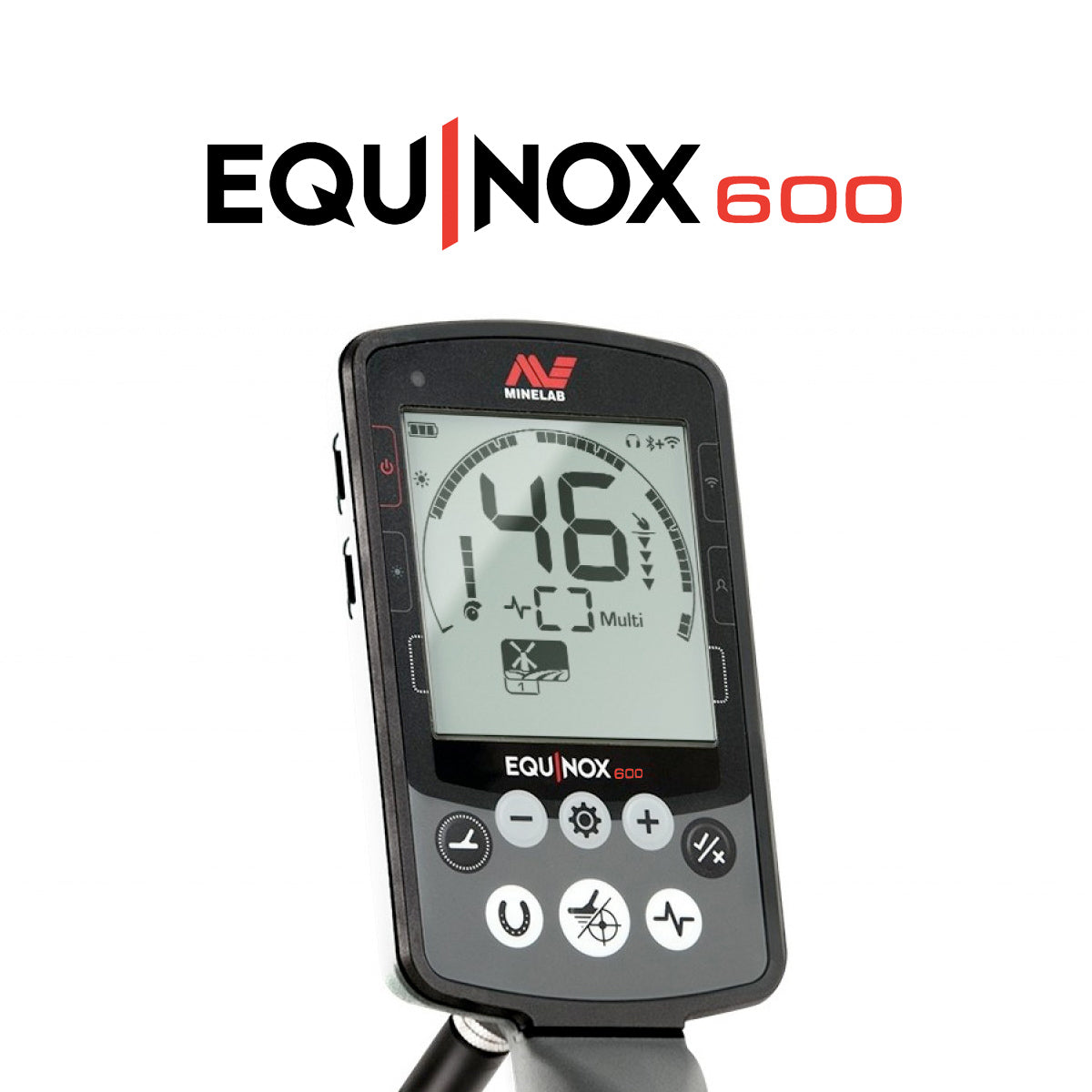 Minelab EQUINOX 600 Detector w/ Pro Find 20 Pinpointer, Carry Bag