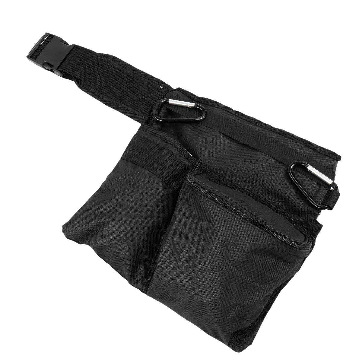 3 Pocket Prospectors Utility Belt & Pouch w/two 3 Carabiner, 600 Denier  Nylon Material