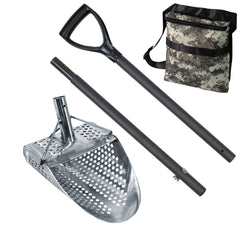 Dune Scoops Kraken 11" x 8" Stainless Steel Metal Detector Sand Scoop w/ Lg Round Holes