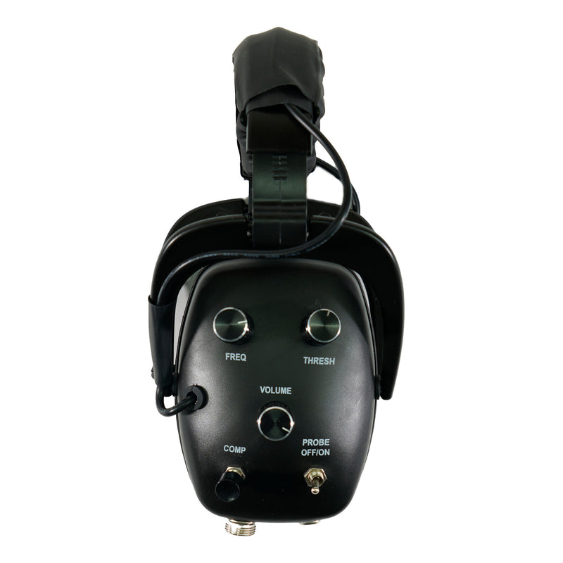 DetectorPro UniProbe Headphones/Pulse Induction Probe for Garrett AT Series, Minelab Equinox | CTX 3030, XP DEUS | DEUS II, and 1/4' Stereo Plug