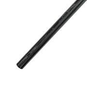 Close-up image of black carbon fiber replacement scoop pole end, shown diagonally on a white background.