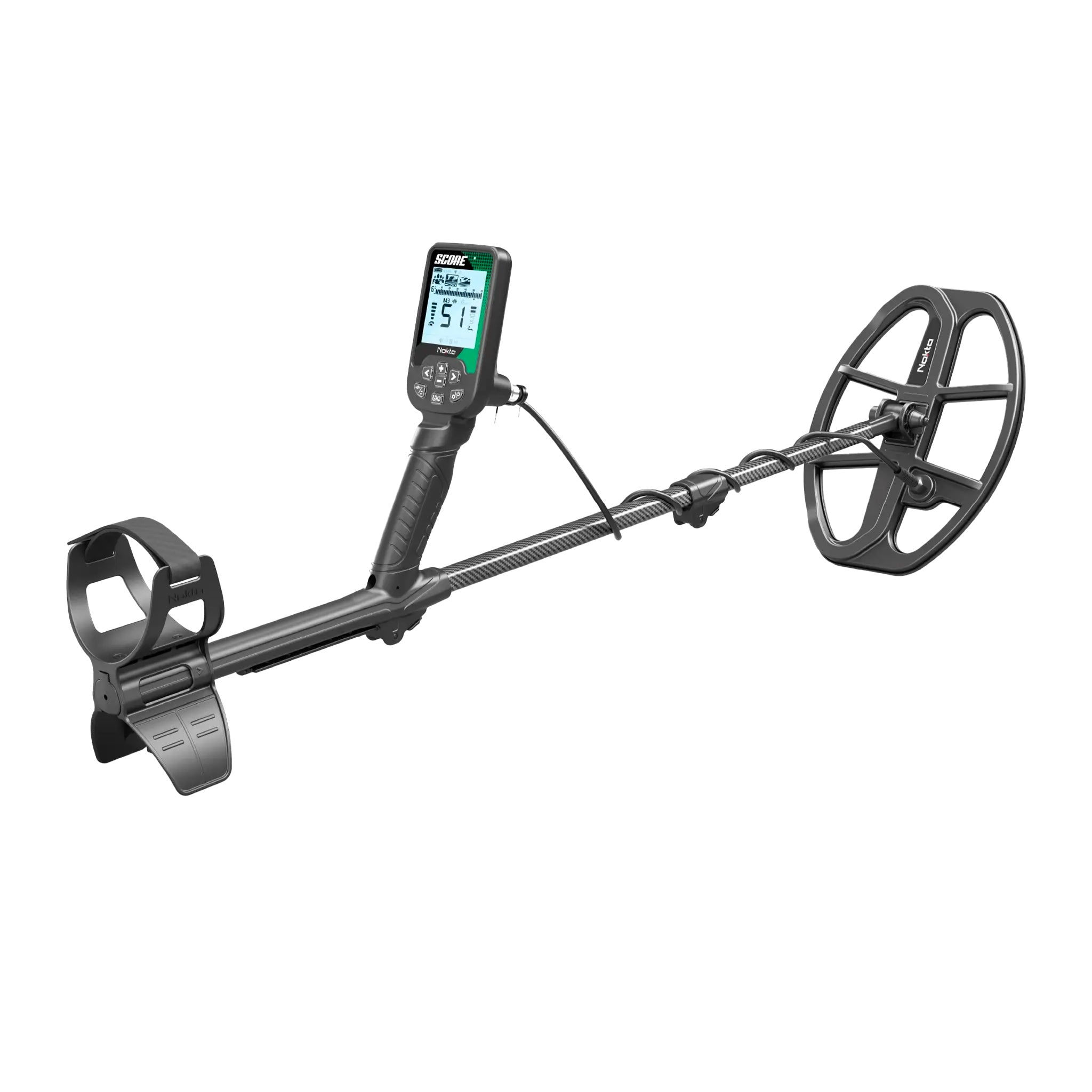 Nokta Score SMF Waterproof Metal Detector with Shovel, Digger, and  Accupoint Pinpointer