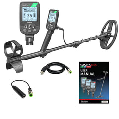 Nokta Simplex LITE Waterproof Metal Detector with 9.5 x 6" DD Coil