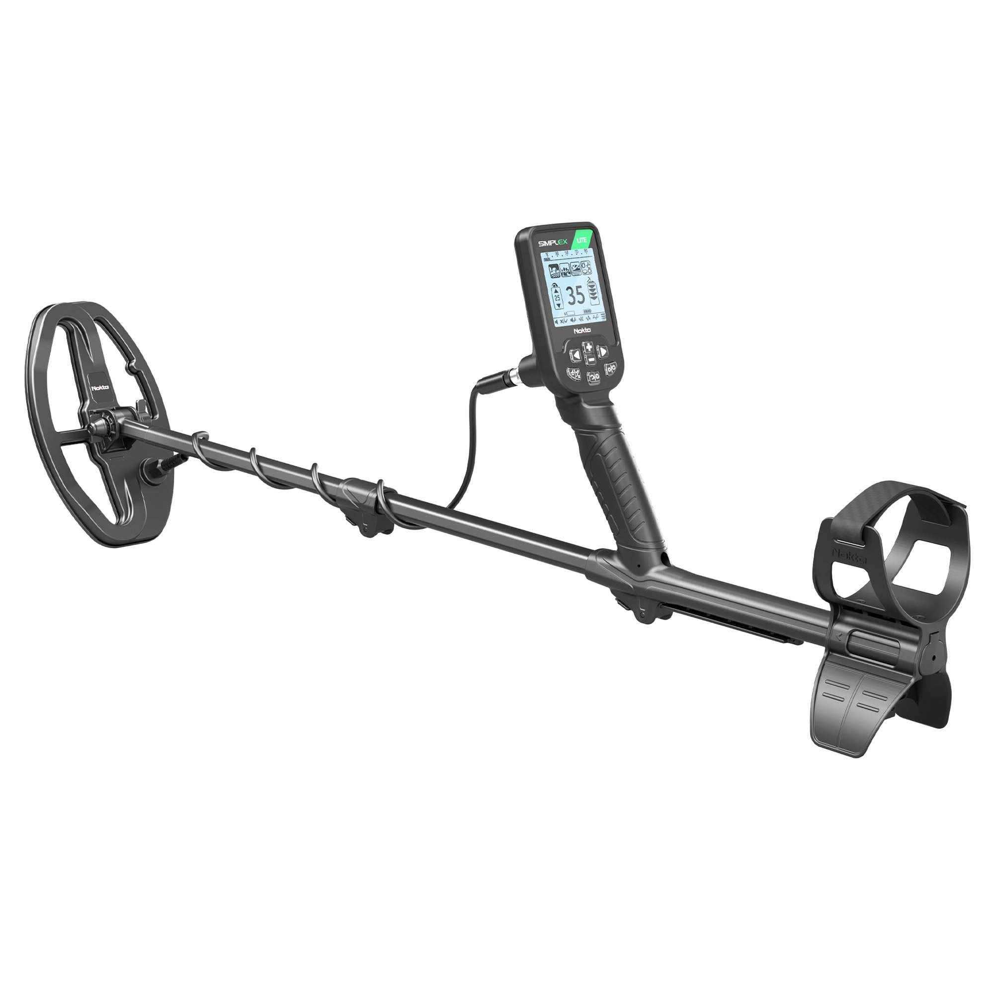 Nokta Simplex LITE Waterproof Metal Detector with 9.5 x 6" DD Coil