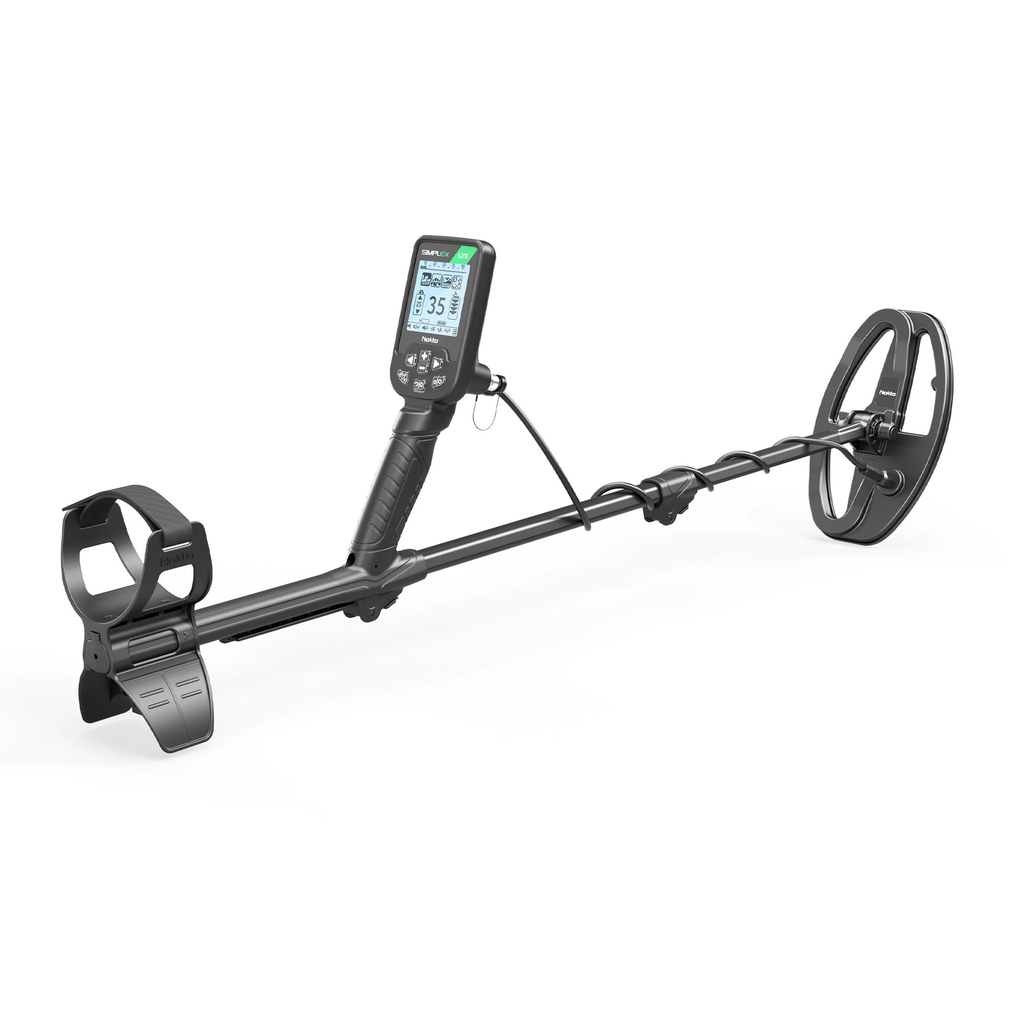 Nokta Simplex LITE Waterproof Metal Detector with 9.5 x 6" DD Coil