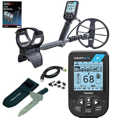 Nokta Simplex BT Waterproof Metal Detector with 11" DD Coil Starter Package