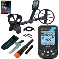 Nokta Simplex BT Waterproof Metal Detector with 11" DD Coil Complete Package