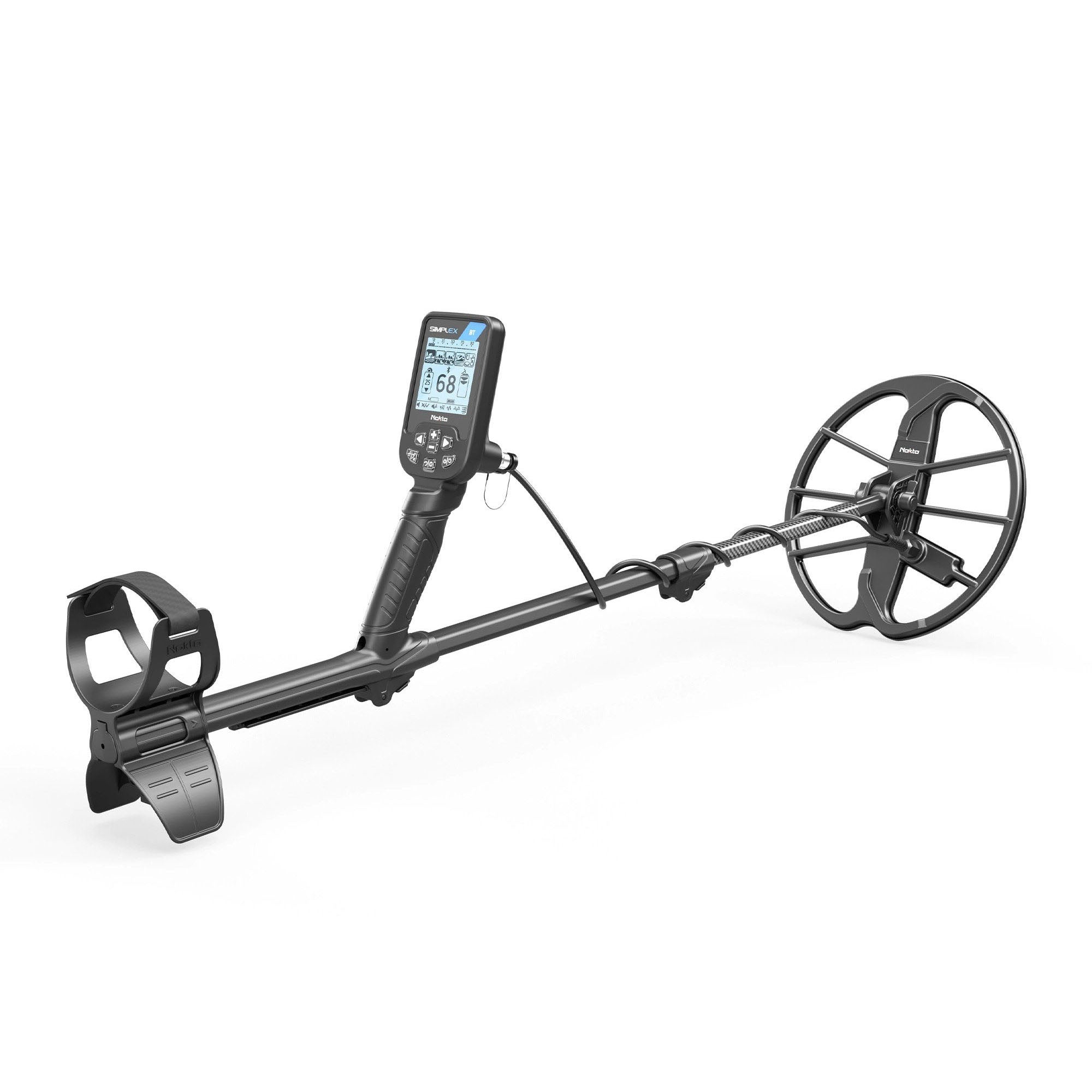 Nokta Simplex BT Waterproof Metal Detector with 11" DD Coil Complete Package