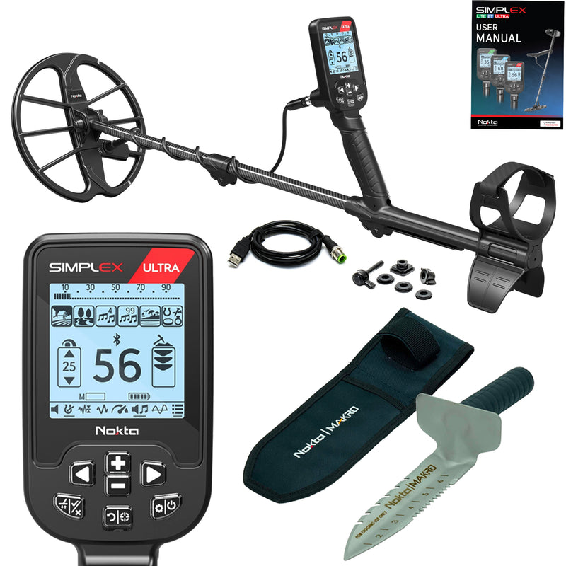 Nokta Simplex Ultra Waterproof Metal Detector with 11" DD Coil