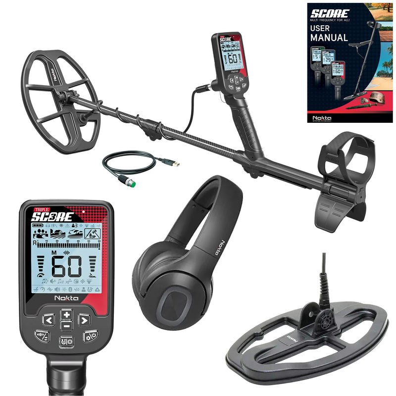 Open Box - Nokta Triple Score (Score 3) PRO PACK Metal Detector