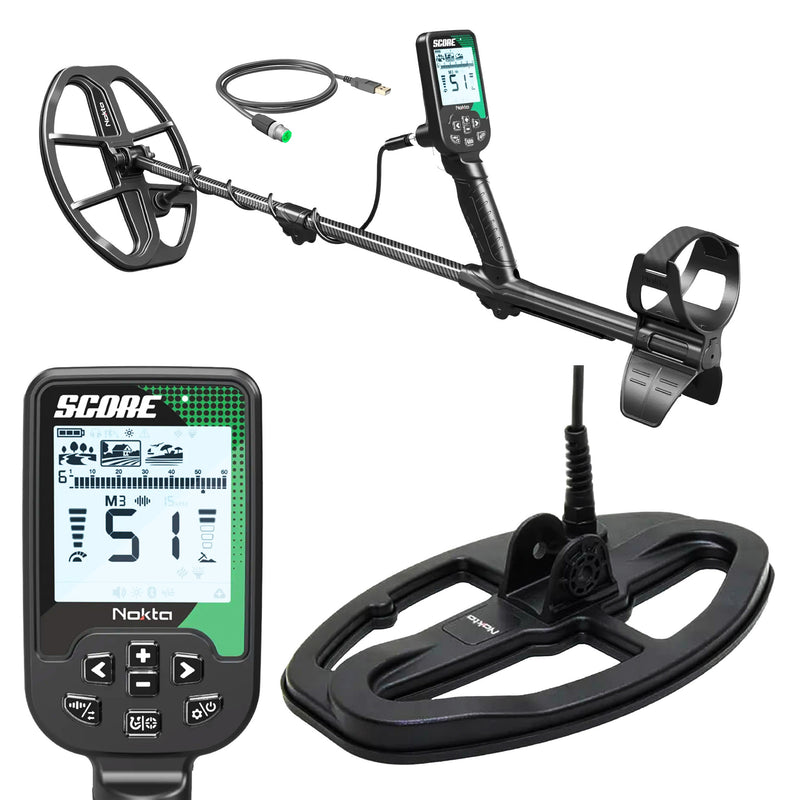 Nokta Score SMF Waterproof Metal Detector with SC24 DD Waterproof Coil