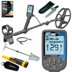 Nokta Double Score (Score 2) SMF Waterproof Metal Detector AccuPOINT, Shovel, and Digger