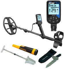 Nokta Double Score (Score 2) SMF Waterproof Metal Detector AccuPOINT, Shovel, and Digger