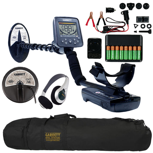 Garrett Goldmaster 24k Metal Detector with Garrett Carry Bag