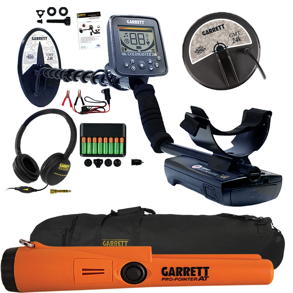 Garrett Goldmaster 24k Metal Detector with Garrett Carry Bag and Pro P –  Detector Experts