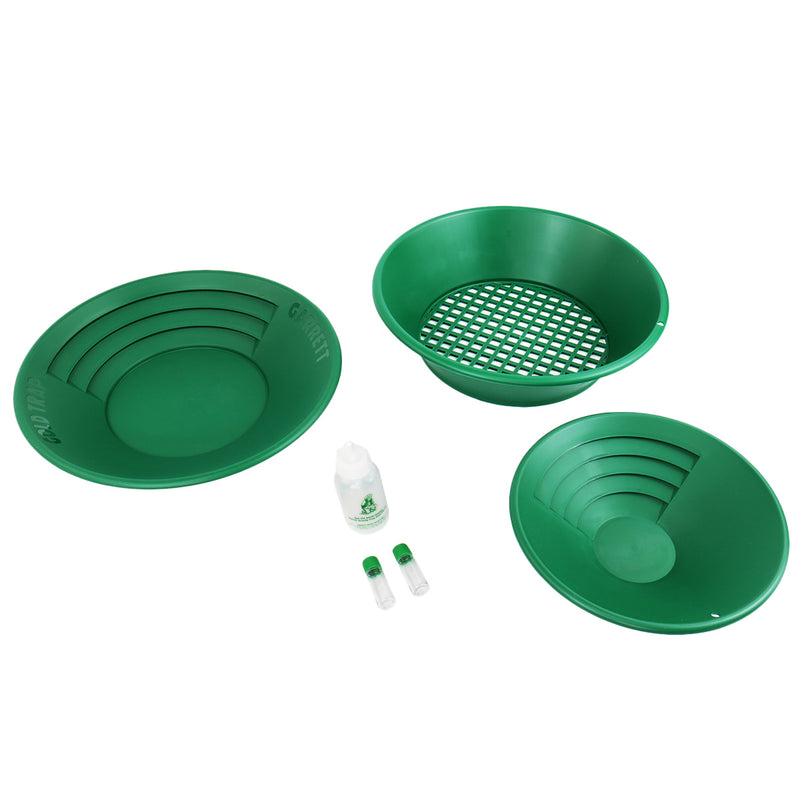 Garrett Gold Panning Kit Complete with Gravity Trap Pan