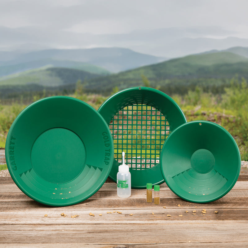 Garrett Gold Panning Kit Complete with Gravity Trap Pan