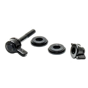 black Nokta 28R coil mounting hardware components including a bolt, 2 washers, and a nut for Legend and Simplex metal detectors on a white background