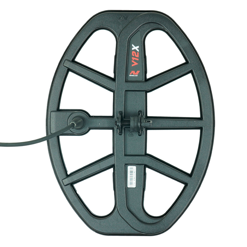 Minelab V12X Waterproof 12 x 9 inch Elliptical Double-D  Search Coil with Cover for the X-Terra Pro, X-Terra Elite, and Vanquish V60 Series