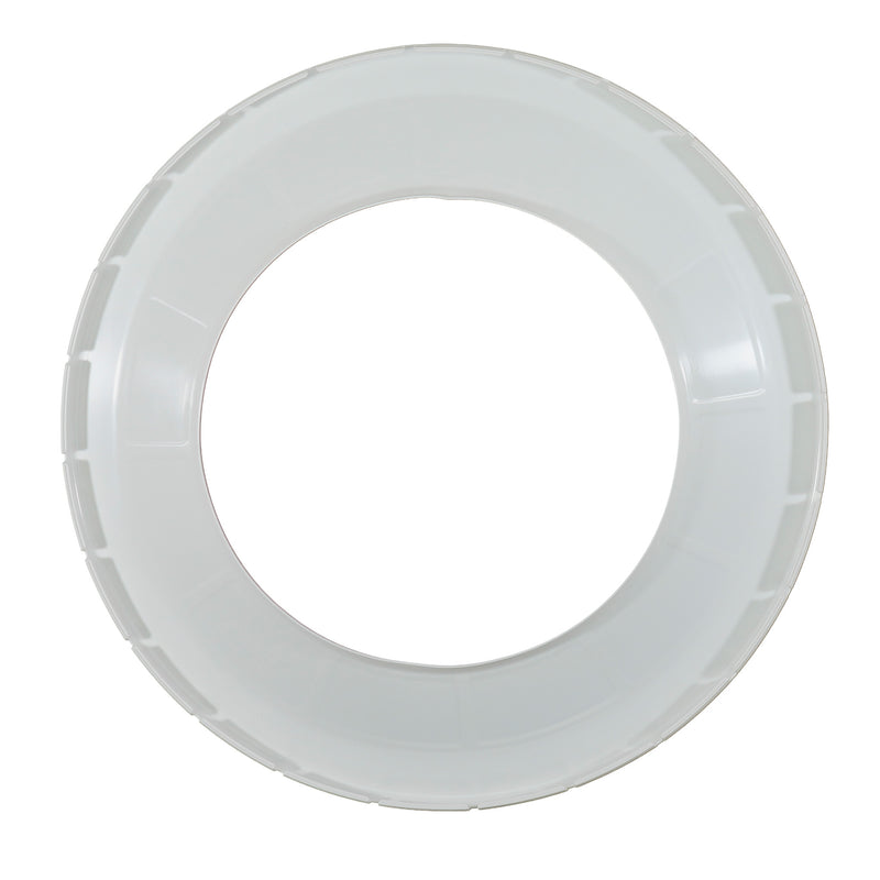 white round Z17 coil cover back view with white background