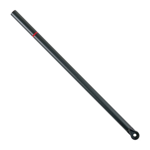 Metal fiberglass shaft  on a white background