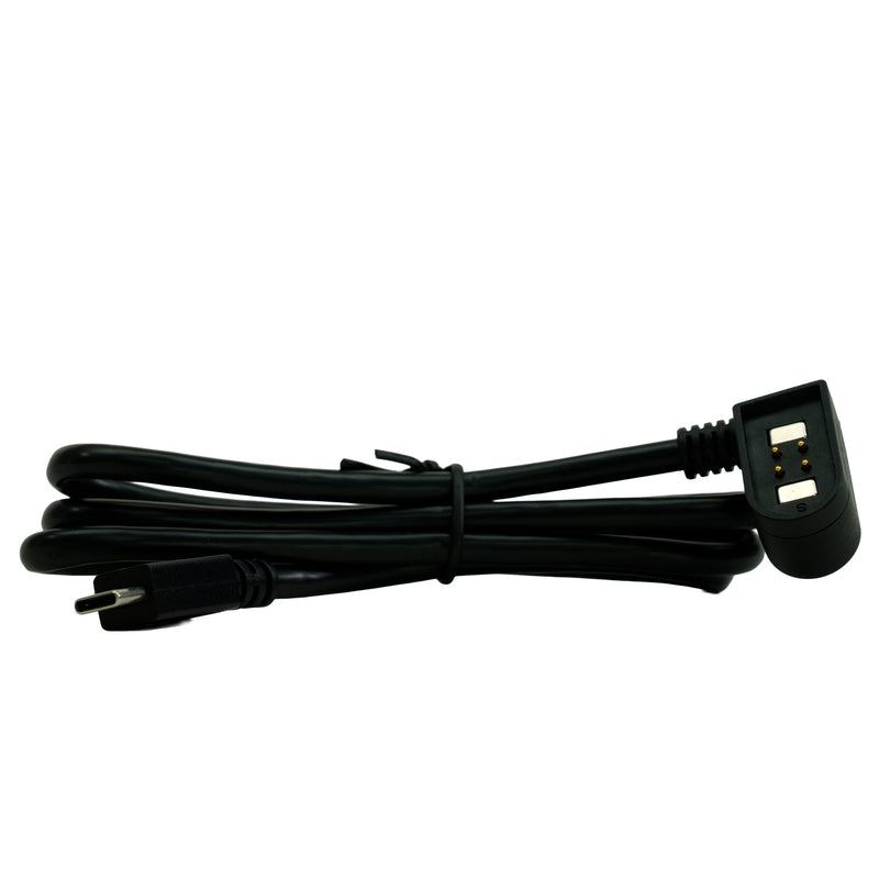 black charger on white background