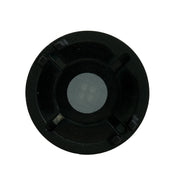 Black battery holder on a white background