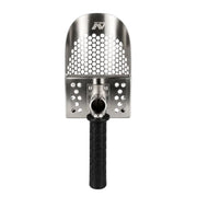 Minelab stainless steel sand scoop with black handle