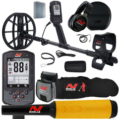 MINELAB Manticore High Power Metal Detector with Pro Find 35 Pinpointer, Carry Bag, & Finds Bag