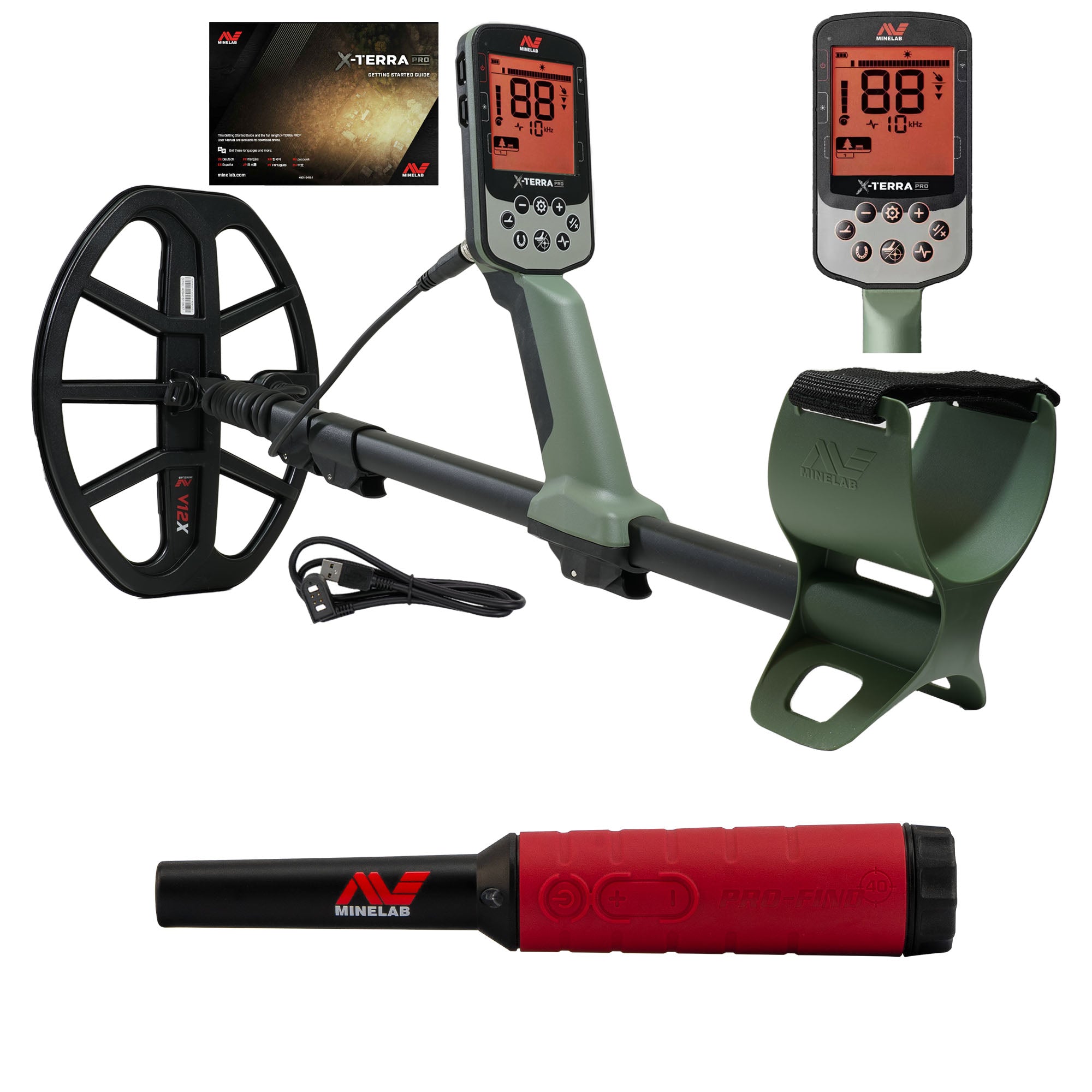 Minelab X-TERRA PRO Metal Detector with Pro-Find 40