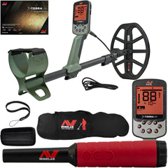 Minelab X-TERRA PRO Metal Detector with Pro-Find 40 and Carry Bag