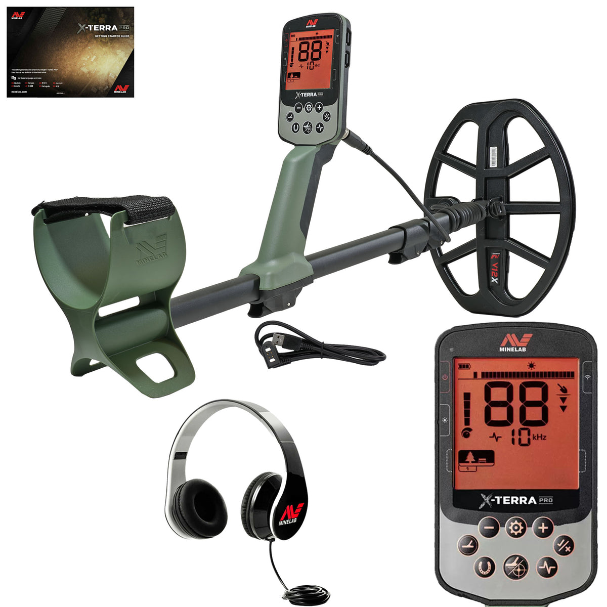 Minelab X-TERRA PRO Metal Detector and Minelab Headphones