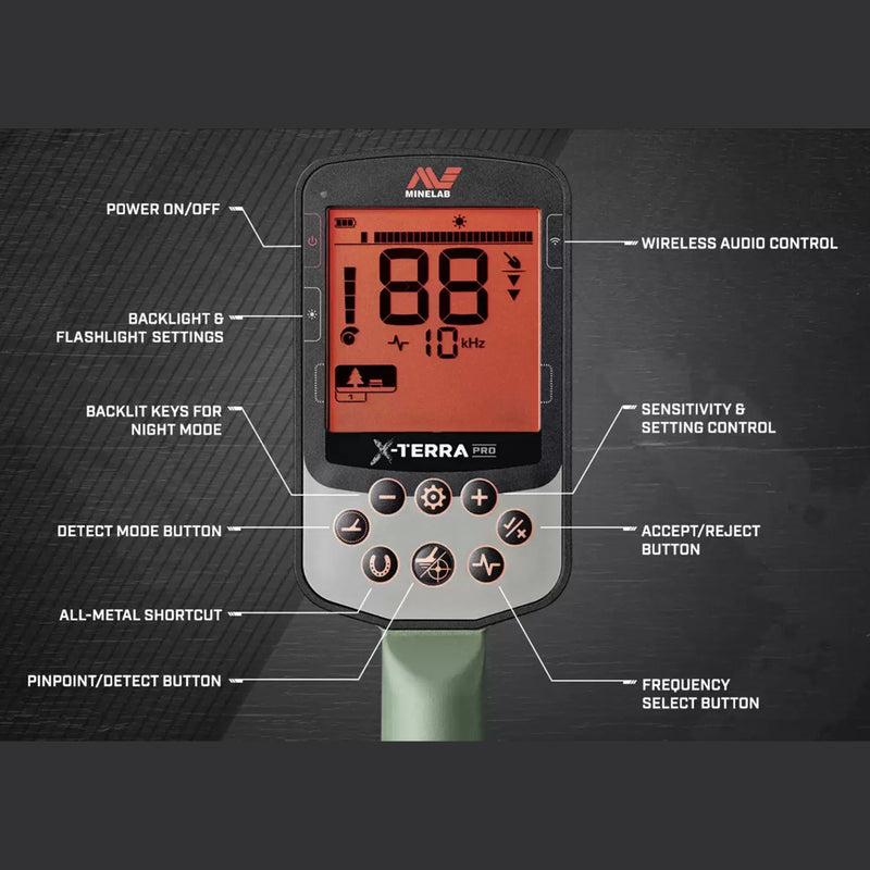 Open Box - Minelab X-TERRA PRO Metal Detector
