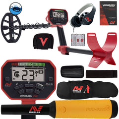 Minelab VANQUISH 440 Detector w/ 10 x 7 Coil, Pro-Find 15 Pinpointer & Carry Bag