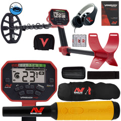 Minelab VANQUISH 440 Detector w/ 10 x 7 Coil, Pro-Find 35 Pinpointer & Carry Bag