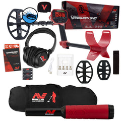 Minelab VANQUISH 540 Pro Pack Metal Detector with Pro-Find 40 and Carry Bag