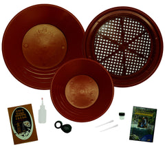 Jobe Gold Buddy Strike It Rich Gold Panning Kit with 2 Archer Gold Pans and More