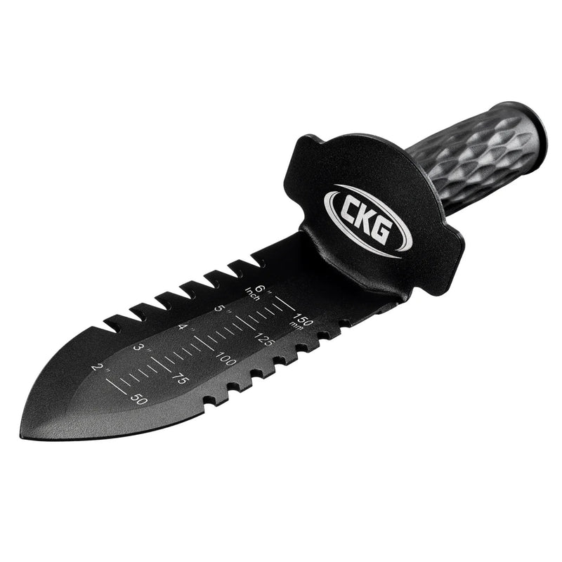 CKG Double Serrated Stainless Steel Hand Digger black