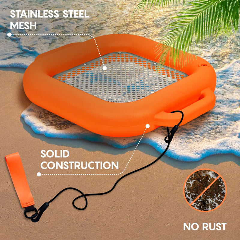 CKG Floating Shark Tooth & Sand Sifter – Stainless Steel Mesh