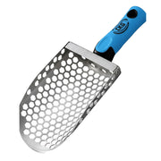 A metal Hand Sand Scoop with a blue and black ergonomic handle.  The brand logo 'CKG' is visible on the handle.