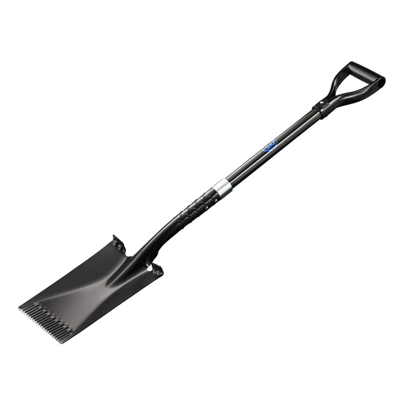 CKG Carbon Fiber Flat Shovel with Serrated Stainless Blade