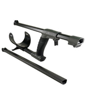 XP Metal Detectors S-Telescopic Stem with Lower Stem for XP Deus II Metal Detector shown in two pieces facing frontward 