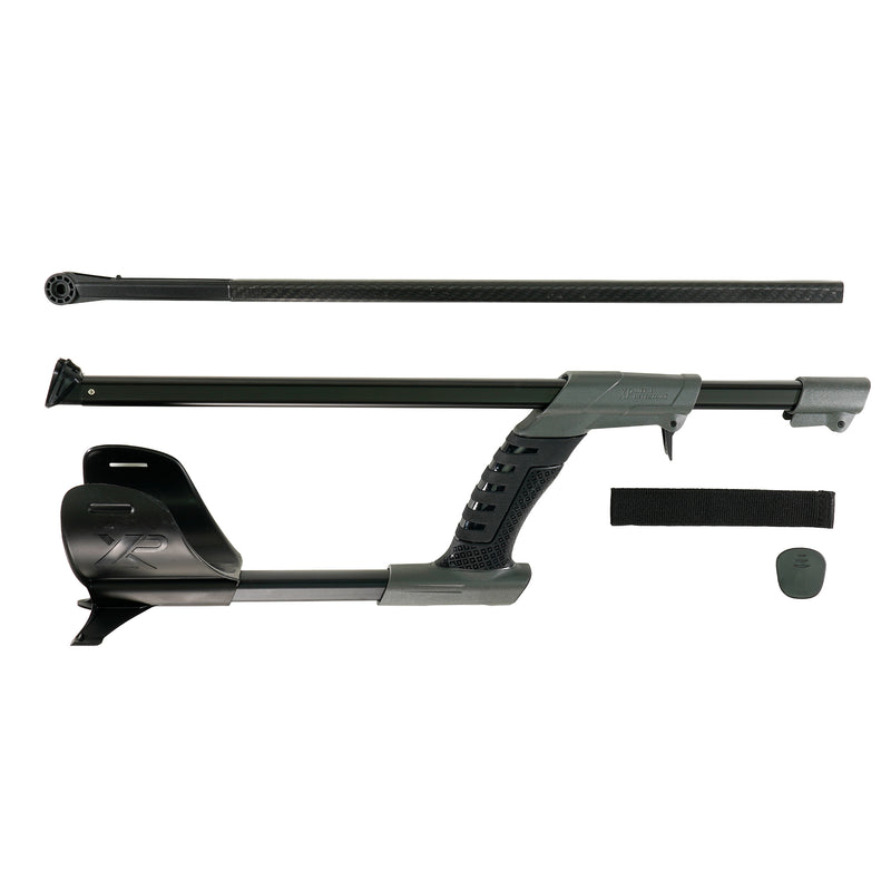 XP Metal Detectors S-Telescopic Stem with Lower Stem for XP Deus II Metal Detector shown in four pieces 