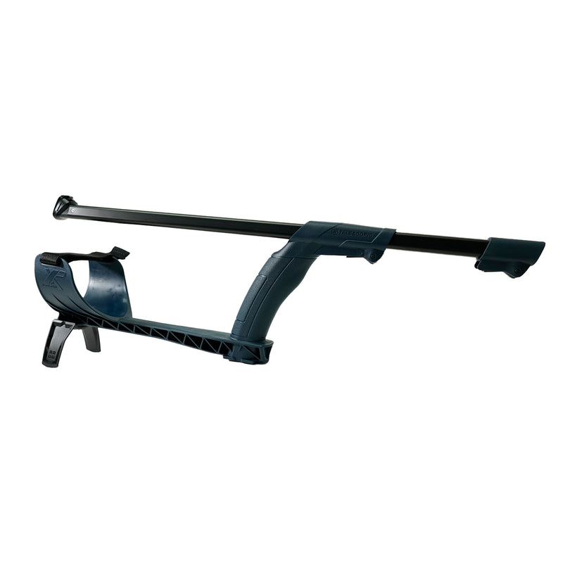 A replacement XP D044lite shaft, featuring a black stem and a dark blue  shown against a plain white background.