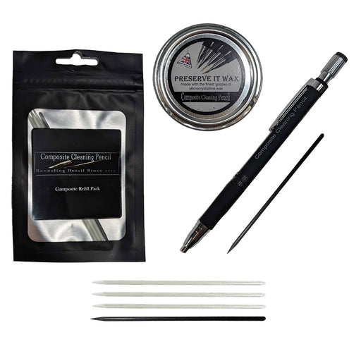 Composite Cleaning Pencil Kit with Preserve It Wax