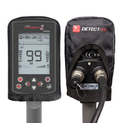 Detect-Ed Protective Cover for Minelab Manticore and Nokta Legend 2 - Cover on Legend 2 Control Box front and back view