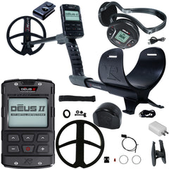 XP DEUS II Fast Multi Frequency Metal Detector with 9" FMF Search Coil