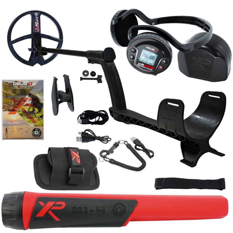 XP DEUS II WS6-ST Master Fast Multi Frequency Metal Detector with 9" FMF Coil