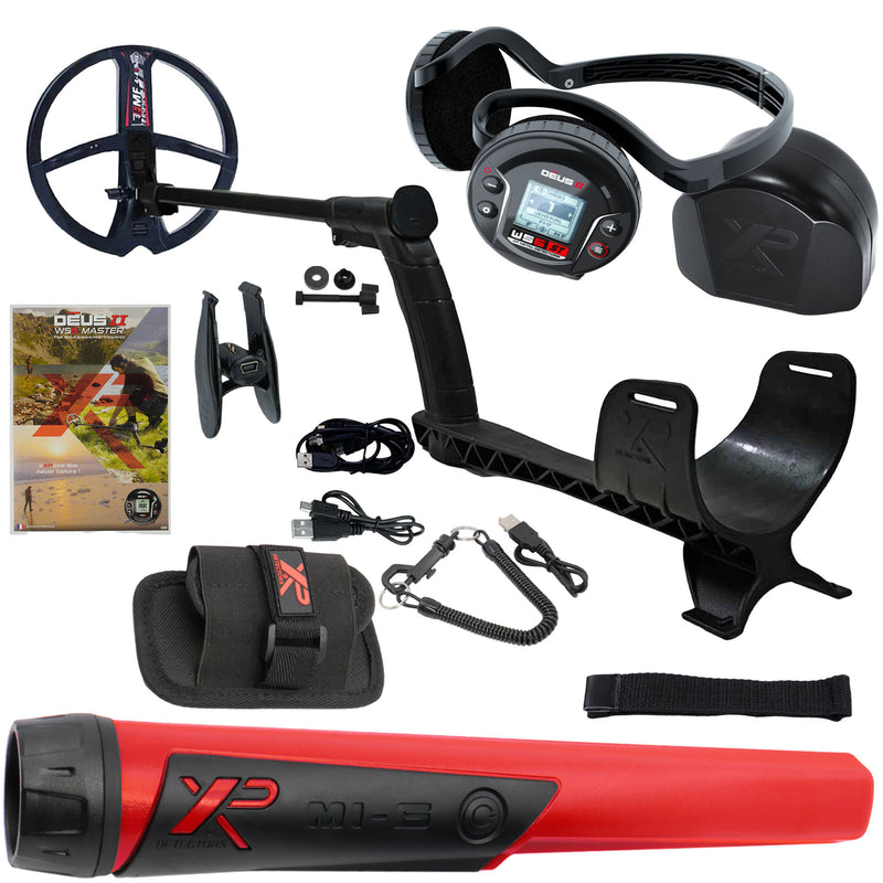 XP DEUS II WS6-ST Master Fast Multi Frequency Metal Detector with 9" FMF Coil